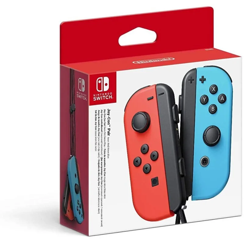 Nintendo Switch Paire de manettes Joy-Con - bleu /rouge en Tunisie