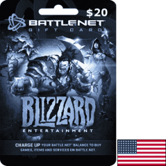 Blizzard Gift Card 20 USD - Battle.net Key - UNITED STATES en Tunisie