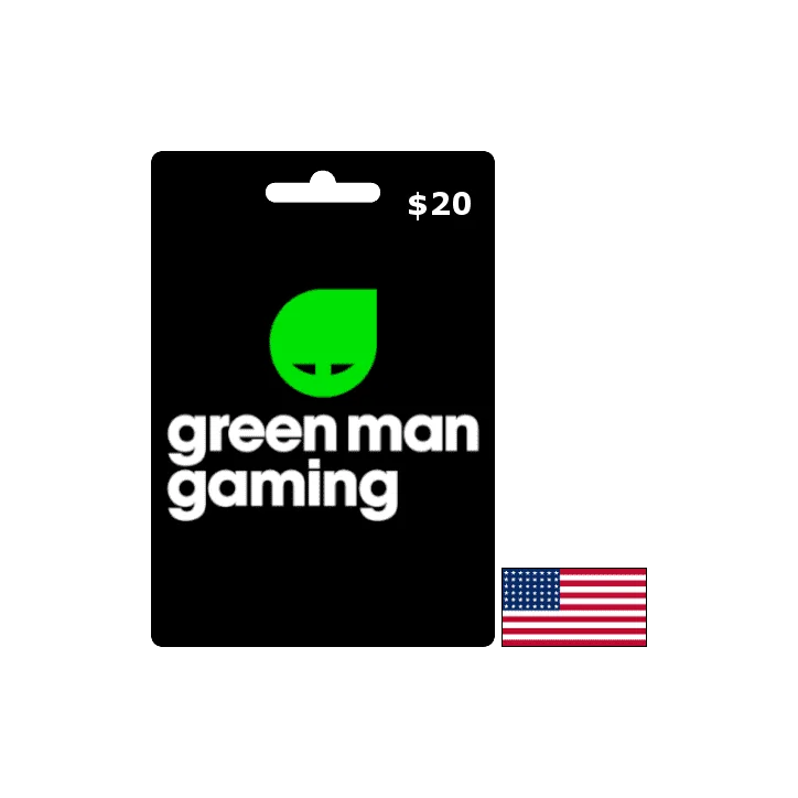Green Man Gaming USD 20 Gift Card Green Man Gaming USD 20 Gift Card - Cartes cadeaux et abonnements - gamezone