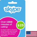 Carte Skype USA USD 25 en Tunisie