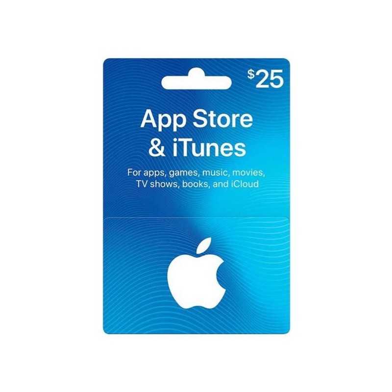 Carte App Store & iTunes Cards US 25$