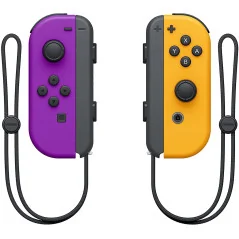 Nintendo Paire de Manettes Joy-Con Gauche Violet Néon/Droite Orange Néon