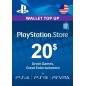 Carte PSN 20$ Playstation Store PS5/PS4/PS3/PS Vita Compte US