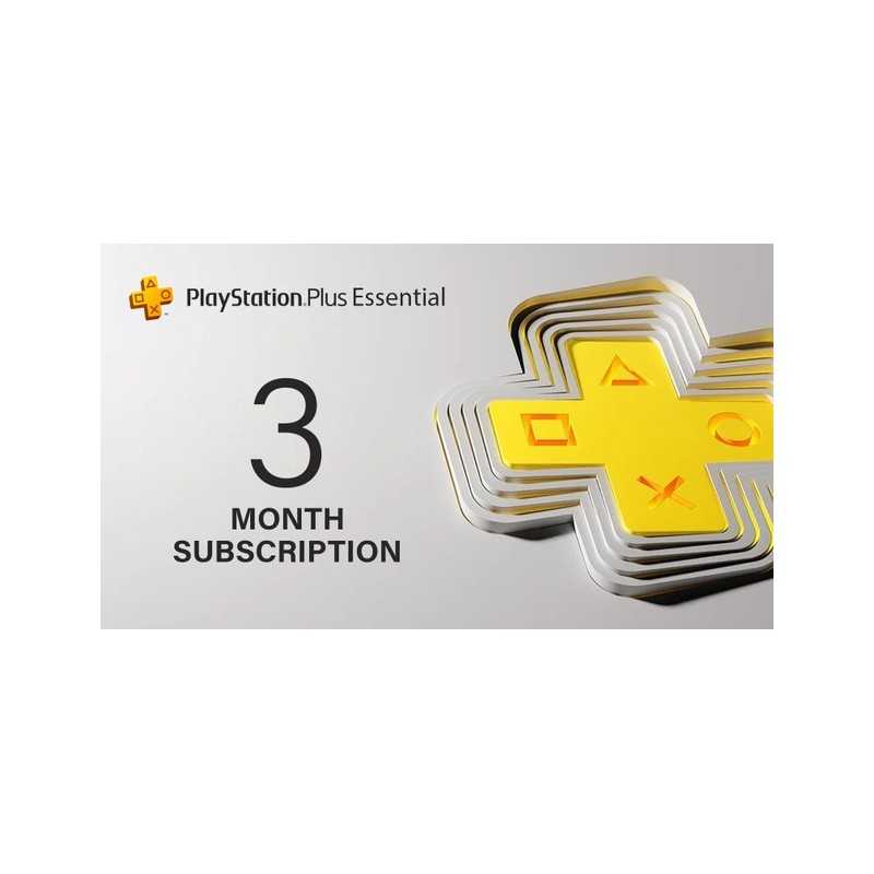 Abonnement PlayStation Plus Essential 3 mois - Europe PSN