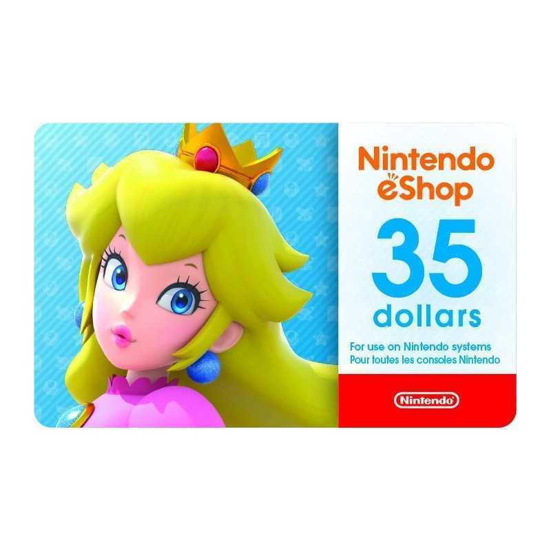 Carte Nintendo eShop 35 USD - USA Account en Tunisie