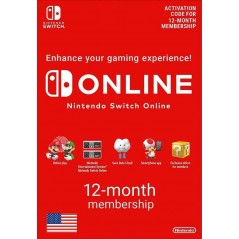 Nintendo Switch Online 12 mois US - USA Account en Tunisie