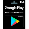 Carte cadeau Google Play 15 euros FR en Tunisie