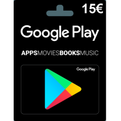 Carte cadeau Google Play 15 euros FR en Tunisie