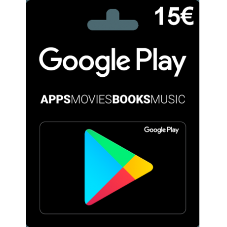 Carte cadeau Google Play 15 euros FR en Tunisie