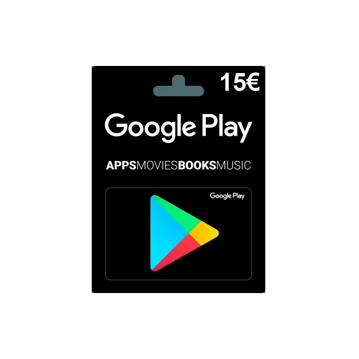 Carte cadeau Google Play 15 euros FR - Cartes cadeaux et abonnements - gamezone
