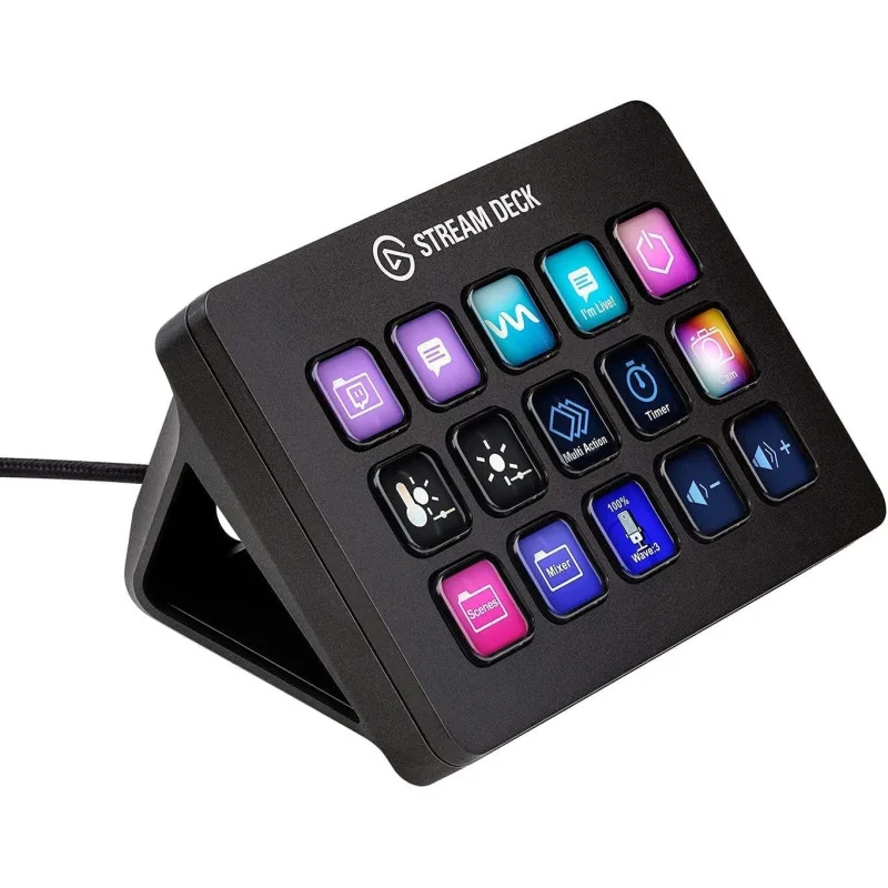 Elgato Stream Deck MK.2 – Contrôleur de studio, 15 touches macro en Tunisie