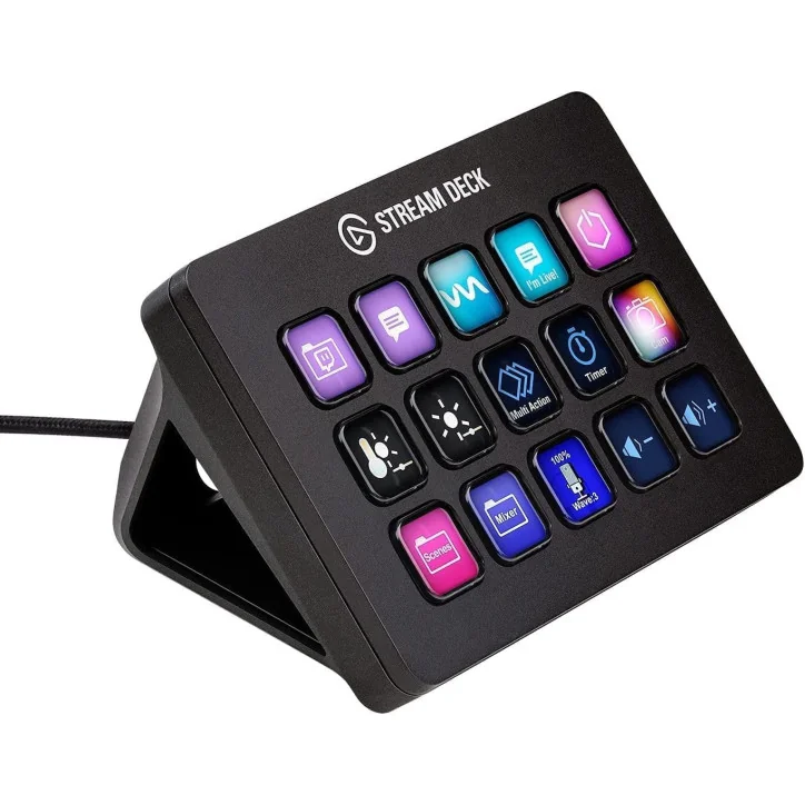 Elgato Stream Deck MK.2 – Contrôleur de studio, 15 touches macro - Accessoires - gamezone