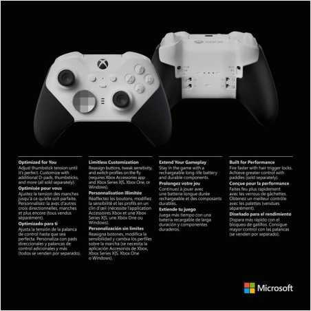 Manette sans fil Xbox Elite Series 2 – Core (Blanc)