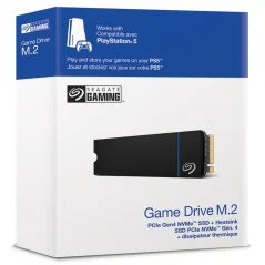 Seagate Game Drive M.2 SSD pour PS5, 2 to, SSD Interne - NVMe 1.4 PCIe 4e génération, jusqu'à 7 300 Mo/s en Tunisie