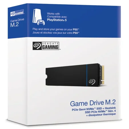 Seagate Game Drive M.2 SSD pour PS5, 2 to, SSD Interne - NVMe 1.4 PCIe 4e génération, jusqu'à 7 300 Mo/s en Tunisie