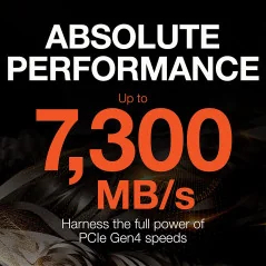 Seagate FireCuda 530, 1 TB,M.2 PCIe Gen4 ×4 NVMe 1.4, transfer speeds up to 7,300 MB/s, Heatsink,Licence Officielle PS5 en Tu...
