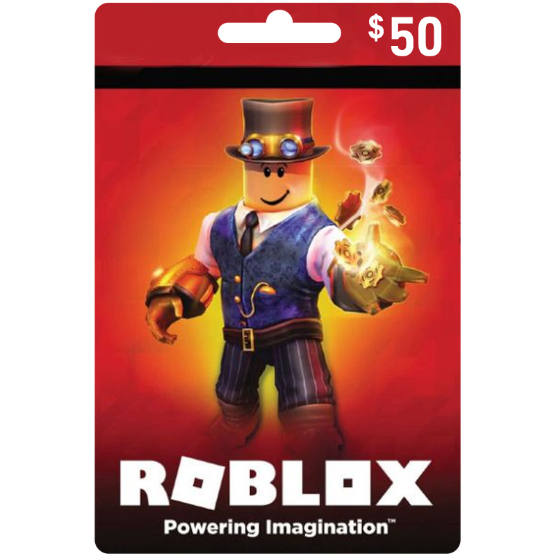 Carte Cadeau Roblox - 50 USD Robux