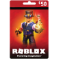 Carte Cadeau Roblox - 50 USD Robux