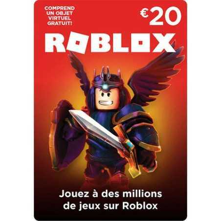 Carte Roblox - 20 EUR Robux en Tunisie