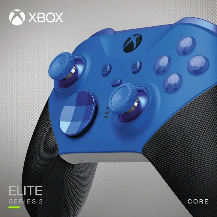 Xbox Manette sans fil Elite Series 2 - Core (Bleu) - Accessoires XBOX - gamezone