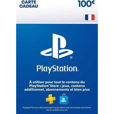 Carte PSN 100 EUR Playstation Store PS5/PS4/PS3/PS Vita Compte français en Tunisie