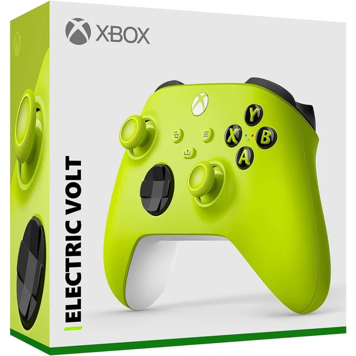 Manette Xbox Jaune Sans Fil - Electric Volt - MANETTES - gamezone