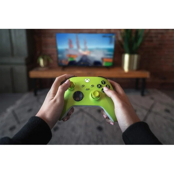 Manette Xbox Jaune Sans Fil - Electric Volt - MANETTES - gamezone