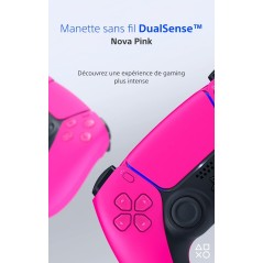 Manette PlayStation 5 officielle DualSense Nova Pink en Tunisie