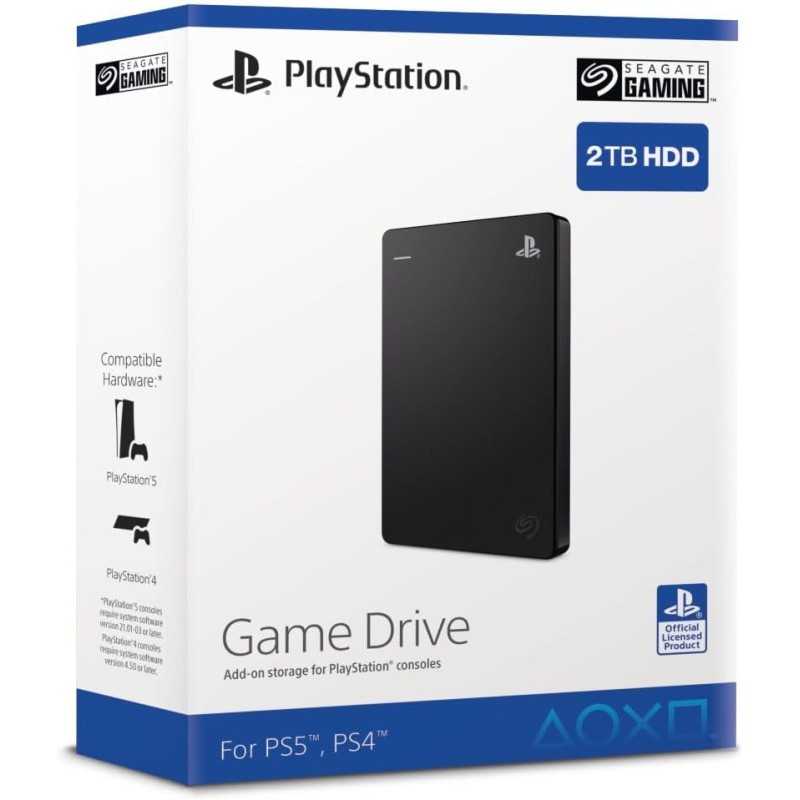 Seagate Game Drive , 2 To, Disque dur externe portable HDD – Compatible avec PS4 et PS5 en Tunisie