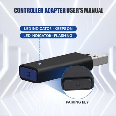 Adaptateur sans Fil Compatible avec Manette Xbox pour PC Windows 10/11/8/8.1/7 en Tunisie