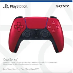 Manette sans fil DualSense 5 PS5 et PC, couleur volcanic red rouge en Tunisie