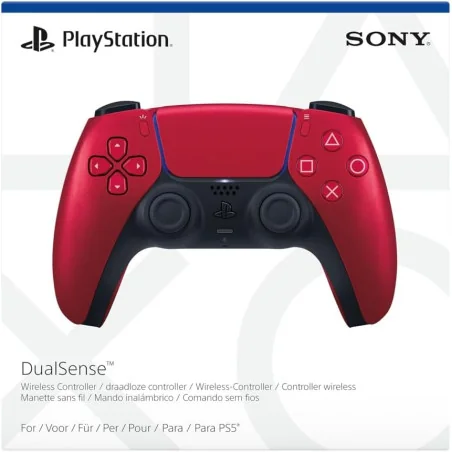 Manette sans fil DualSense 5 PS5 et PC, couleur volcanic red rouge en Tunisie