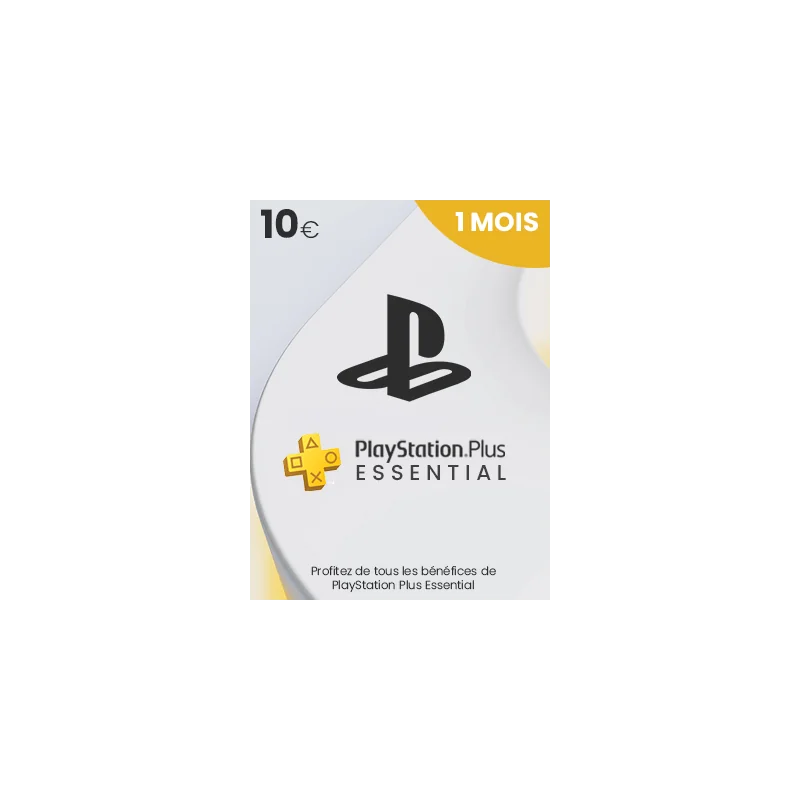 PlayStation Plus: abonnement de 1 mois Code Jeu PSN PS4 PS5 - Compte français en Tunisie