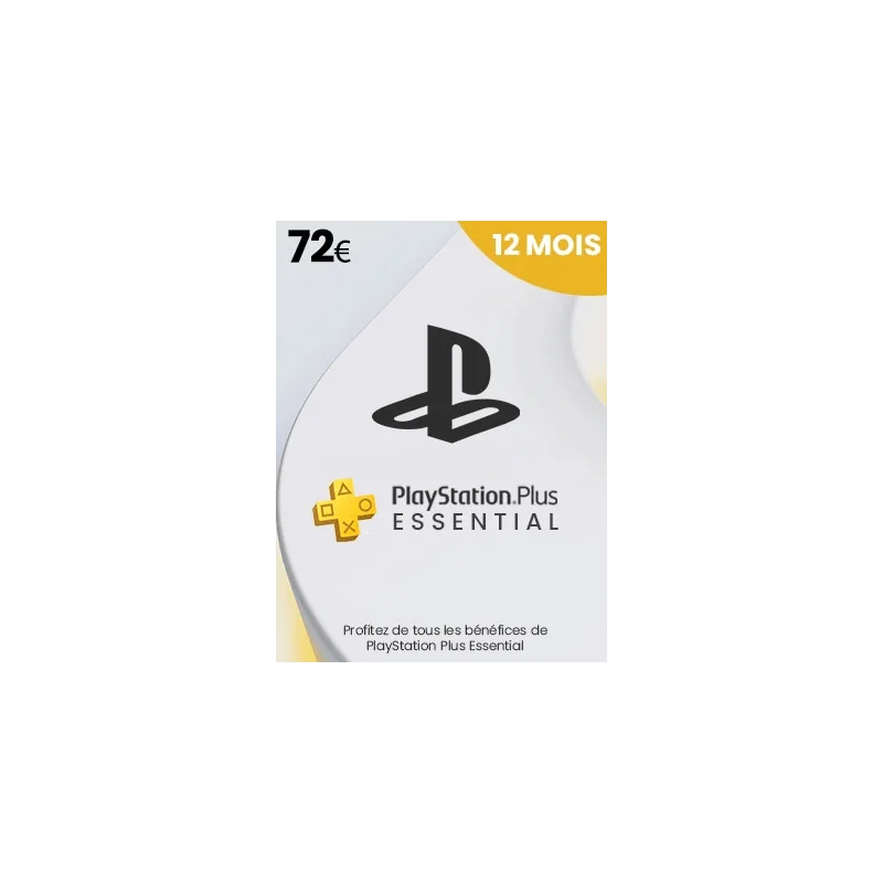 PlayStation Plus Essential 12 mois - FR PSN en Tunisie
