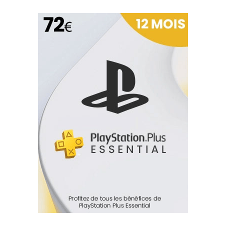 PlayStation Plus Essential 12 mois - FR PSN