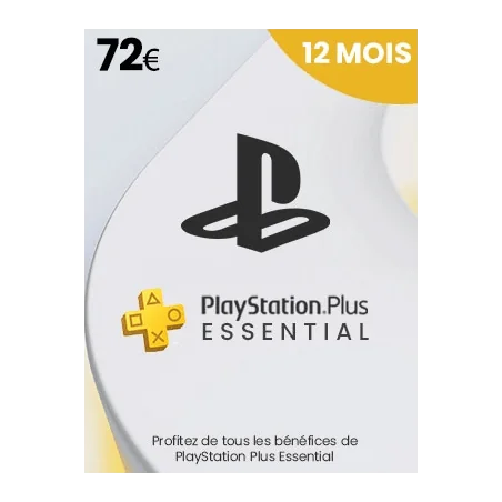 PlayStation Plus Essential 12 mois - FR PSN en Tunisie