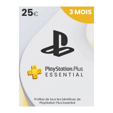 PlayStation Plus Essential 3 mois - FR PSN en Tunisie