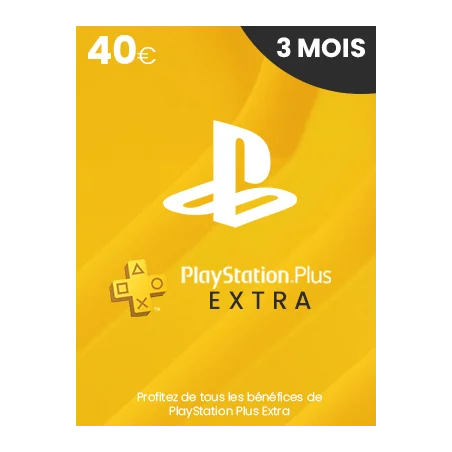 PlayStation Plus Extra 3 mois - FR PSN en Tunisie