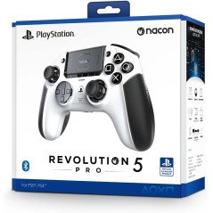 Manette Nacon Revolution Pro 5 pour PS4 PS5 et PC blanche en Tunisie