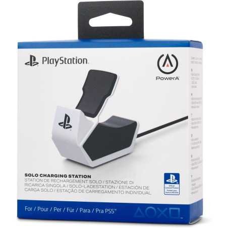 Station de rechargement PowerA Solo pour manette DualSense PlayStation PS5 sous licence officielle