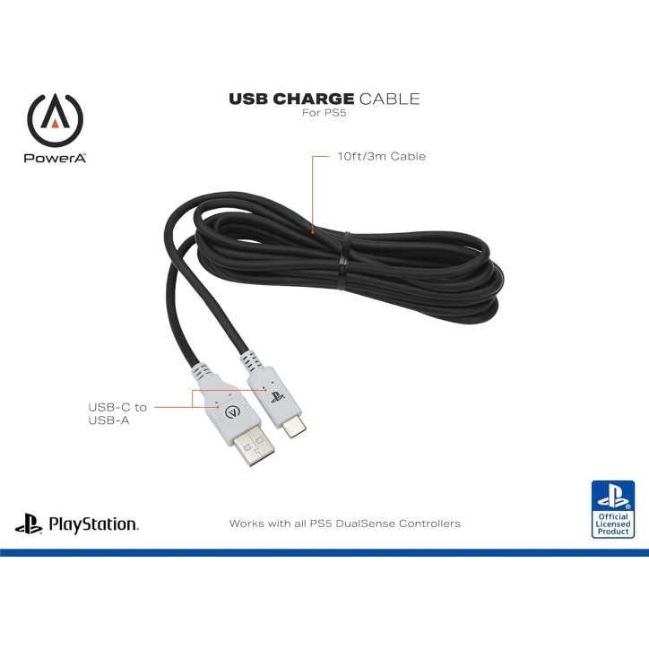 Cable Usb-C de Powera Fusion pour PS5