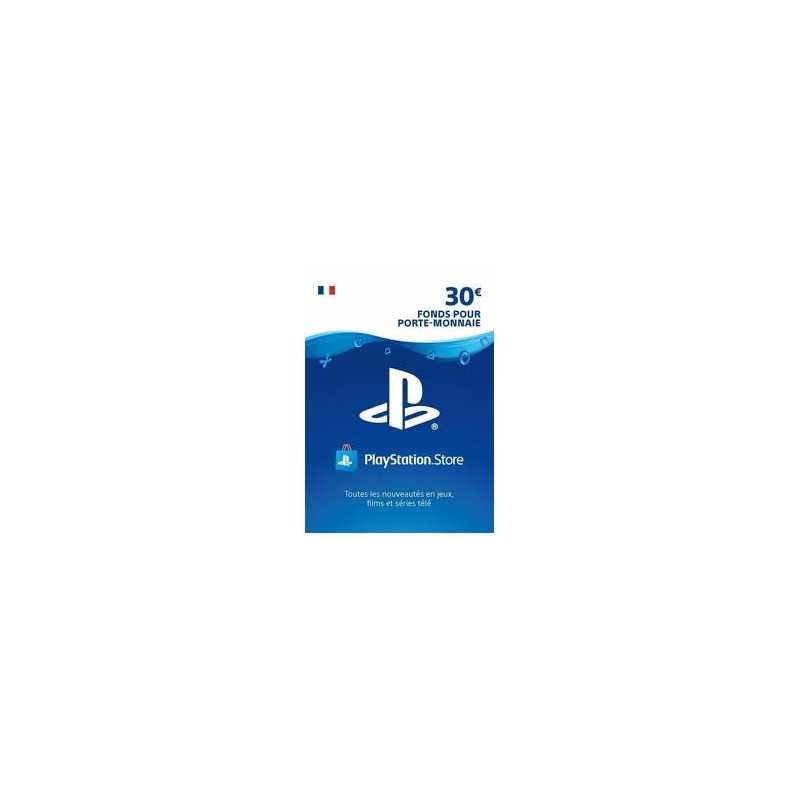 Carte PSN 30 EUR Playstation Store PS5/PS4/PS3/PS Vita Compte français en Tunisie