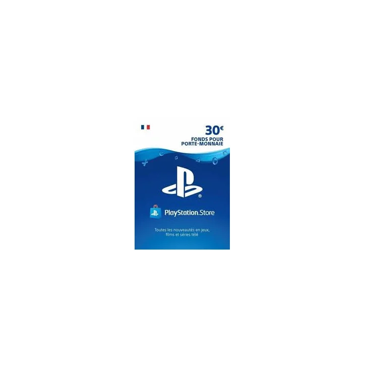 Carte PSN 30 EUR Playstation Store PS5/PS4/PS3/PS Vita Compte français Carte PSN 30 EUR Playstation Store PS5/PS4/PS3/PS Vita Compte français - CARTE PLAYSTATION - gamezone