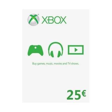 Carte Xbox 25€ (zone Euro) Gift Card