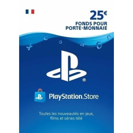 PSN 25 EUR Playstation Store PS5/PS4/PS3/PS Vita Compte français