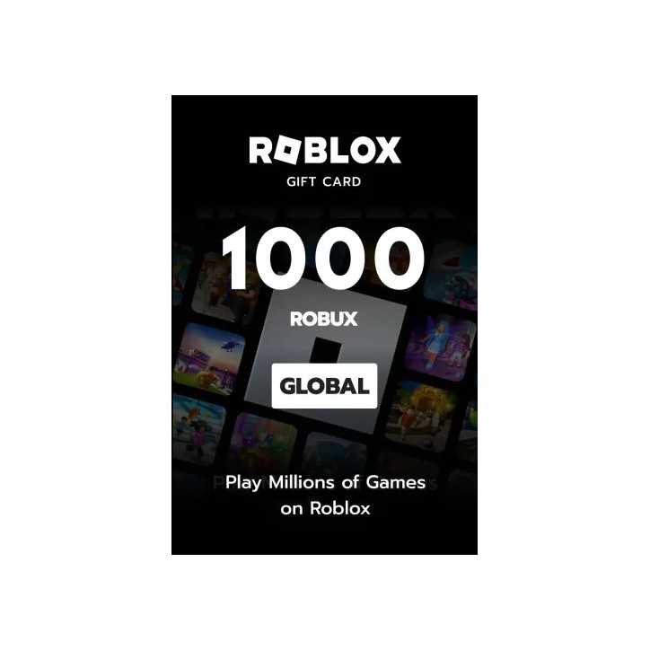 Carte Roblox - 1000 Robux - CARTE ROBLOX-Robux - gamezone