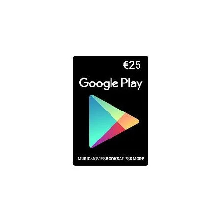 Carte cadeau Google Play 25 euros FR
