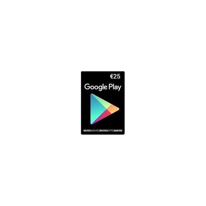 Carte cadeau Google Play 25 euros FR - Cartes cadeaux et abonnements - gamezone
