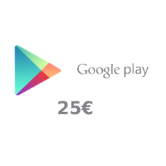 Carte cadeau Google Play 25 euros FR en Tunisie