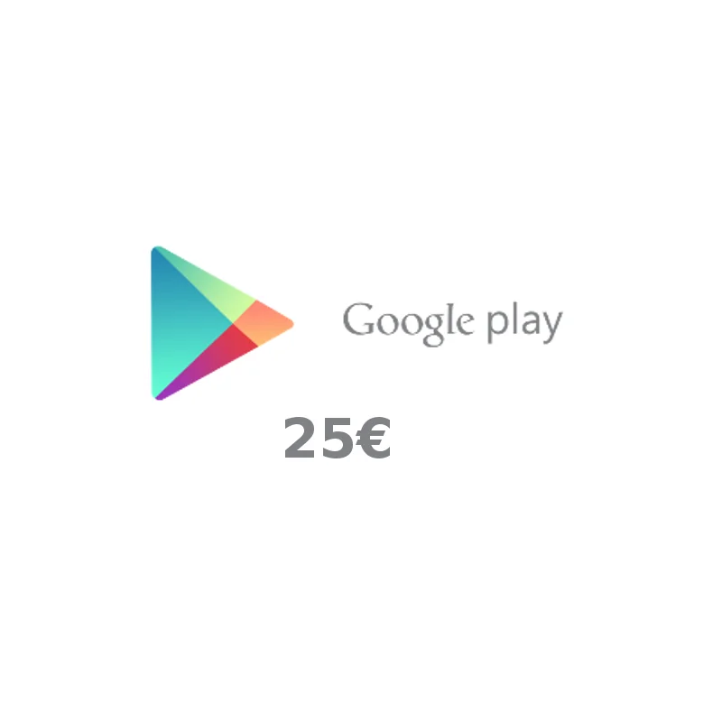 Carte cadeau Google Play 25 euros FR en Tunisie
